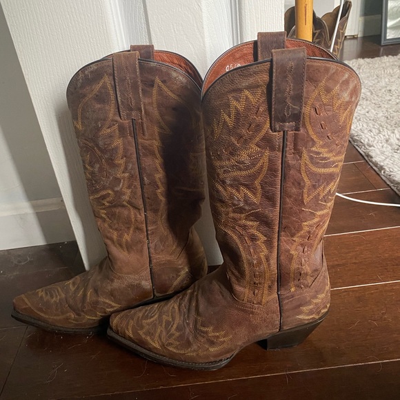 Dan Post Western Cowboy Boots - Picture 1 of 5